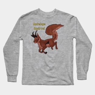 Punimals 14 - Antelope Squirrel (Text) Long Sleeve T-Shirt